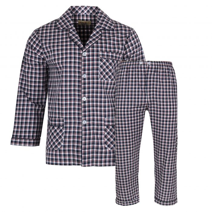 DUŻA PIŻAMA MĘSKA BAWEŁNIANA ROZPINANA 5XL FP102