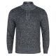 SWETER MĘSKI CIEPŁY NA POLARZE GRAFIT XXL SW653