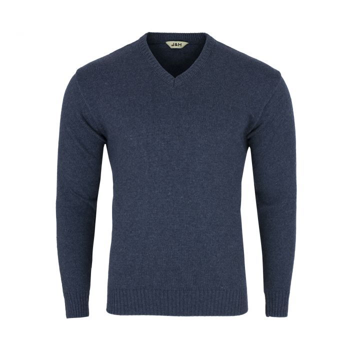 SWETER MĘSKI JEANSOWY W SEREK SZETLAND ROZ.L SW661