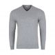 SWETER MĘSKI SZARY W SEREK SZETLAND GŁADKI ROZ.M SW662