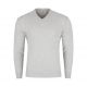 SWETER MĘSKI JASNO SZARY W SEREK SZETLAND ROZ.L SW663