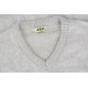 SWETER MĘSKI JASNO SZARY W SEREK SZETLAND ROZ.L SW663