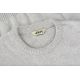 SWETER MĘSKI JASNO SZARY POD SZYJĘ SZETLAND ROZ.M SW667