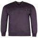 DUŻY SWETER MĘSKI W SEREK FIOLETOWY 3XL SW682