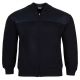 DUŻY SWETER MĘSKI GRANATOWY NA SUWAK Z KIESZENIAMI WEŁNA 4XL SW685