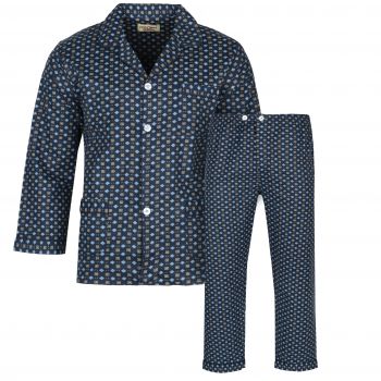 PIŻAMA MĘSKA FLANELOWA ROZPINANA BAWEŁNA 3XL E74
