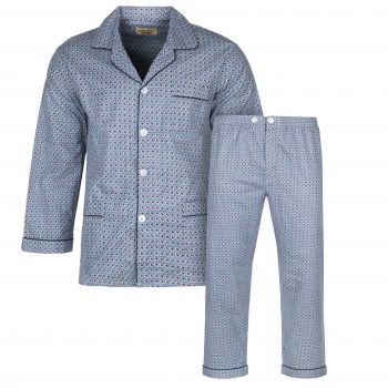 DUŻA PIŻAMA MĘSKA FLANELOWA ROZPINANA 5XL E7