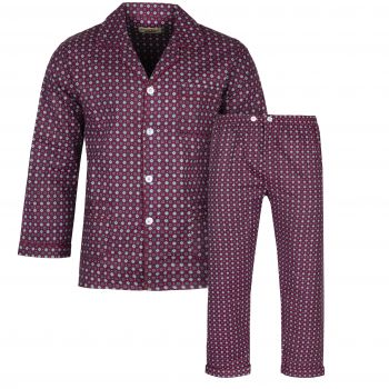 DUŻA PIŻAMA MĘSKA FLANELOWA ROZPINANA 5XL E73
