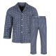 DUŻA PIŻAMA MĘSKA FLANELOWA ROZPINANA 5XL E60