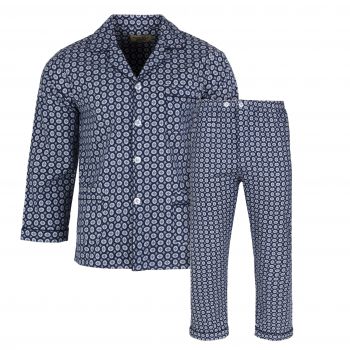 DUŻA PIŻAMA MĘSKA FLANELOWA ROZPINANA 5XL E60