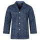 DUŻA PIŻAMA MĘSKA FLANELOWA ROZPINANA 5XL E70