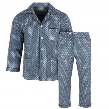 DUŻA PIŻAMA MĘSKA FLANELOWA ROZPINANA 4XL E69