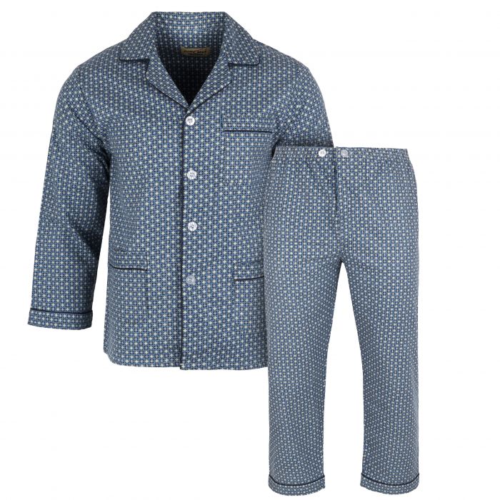 DUŻA PIŻAMA MĘSKA FLANELOWA ROZPINANA 4XL E69