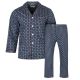 PIŻAMA MĘSKA FLANELOWA ROZPINANA BAWEŁNA 3XL E76