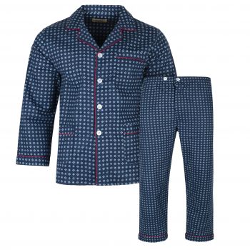 PIŻAMA MĘSKA FLANELOWA ROZPINANA BAWEŁNA 3XL E78