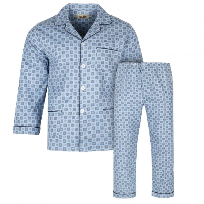 PIŻAMA MĘSKA FLANELOWA ROZPINANA BAWEŁNA 3XL E80