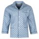 PIŻAMA MĘSKA FLANELOWA ROZPINANA BAWEŁNA 3XL E80
