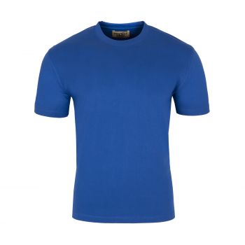 T-SHIRT SZAFIROWY KOSZULKA 100% BAWEŁNY ROZ.L H38