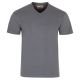 T-SHIRT MĘSKI STALOWY KOSZULKA W SEREK 100% BAWEŁNY XXL H70