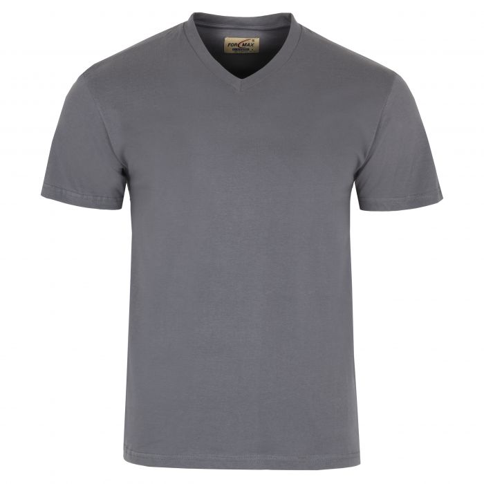 T-SHIRT MĘSKI STALOWY KOSZULKA W SEREK 100% BAWEŁNY XXL H70
