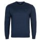 SWETER MĘSKI POD SZYJĘ GRANATOWY JAŚNIEJSZY XXL SW698