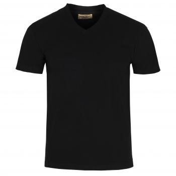 T-SHIRT MĘSKI W SEREK CZARNY BAWEŁNA 3XL H75