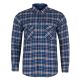 FLANELOWA KOSZULA MĘSKA W KRATKĘ FORMAX REGULAR BAWEŁNA XXL FF67