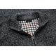 SWETER MĘSKI CIEPŁY NA POLARZE STALOWY CAŁY SUWAK Z KIESZENIAMI 3XL SW710