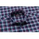 FLANELOWA KOSZULA MĘSKA W KRATKĘ 100% BAWEŁNY ROZ.M 39/40 KF1