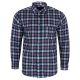 FLANELOWA KOSZULA MĘSKA W KRATKĘ 100% BAWEŁNY ROZ.M 39/40 KF6