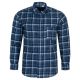 FLANELOWA KOSZULA MĘSKA W KRATKĘ 100% BAWEŁNY 3XL 45/46 KF3