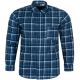 DUŻA FLANELOWA KOSZULA MĘSKA W KRATKĘ 100% BAWEŁNY 5XL 49/50 KF3