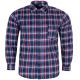 DUŻA FLANELOWA KOSZULA MĘSKA W KRATKĘ 100% BAWEŁNY 4XL 47/48 KF5