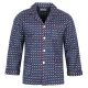 PIŻAMA MĘSKA FLANELOWA ROZPINANA BAWEŁNA 3XL E83