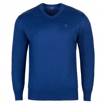 SWETER MĘSKI W SEREK CHABROWY GŁADKI ROZ.L SW779