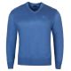SWETER MĘSKI W SEREK NIEBIESKI GŁADKI ROZ.L SW780