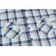 KOSZULA MĘSKA W KRATKĘ 100% BAWEŁNY DWIE KIESZENIE XL 42/43 FS171KR