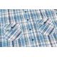 KOSZULA MĘSKA W KRATKĘ 100% BAWEŁNY DWIE KIESZENIE 3XL 45/46 FS175KR