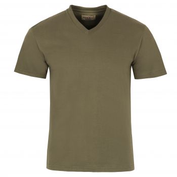 T-SHIRT MĘSKI OLIWKOWY KOSZULKA W SEREK 100% BAWEŁNY XL H65