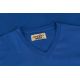 T-SHIRT MĘSKI SZAFIROWY KOSZULKA W SEREK 100% BAWEŁNY ROZ.L H68