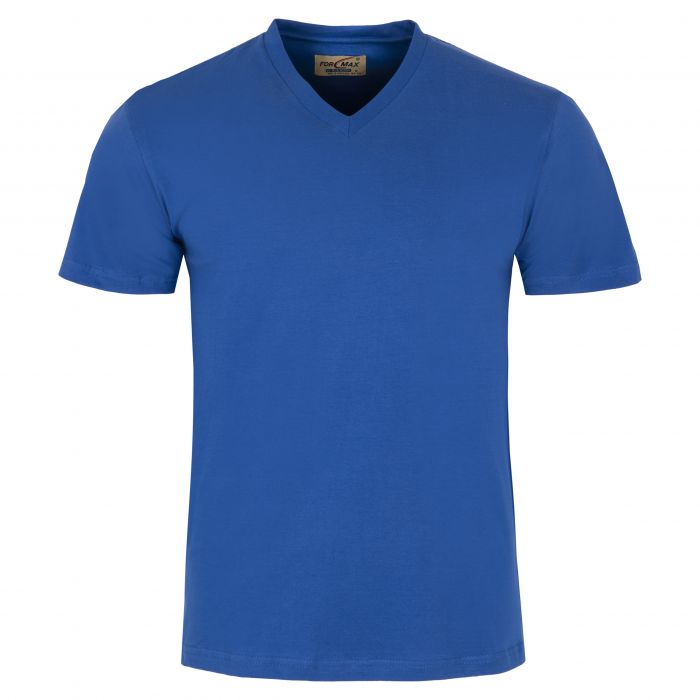 T-SHIRT MĘSKI SZAFIROWY KOSZULKA W SEREK 100% BAWEŁNY 3XL H68