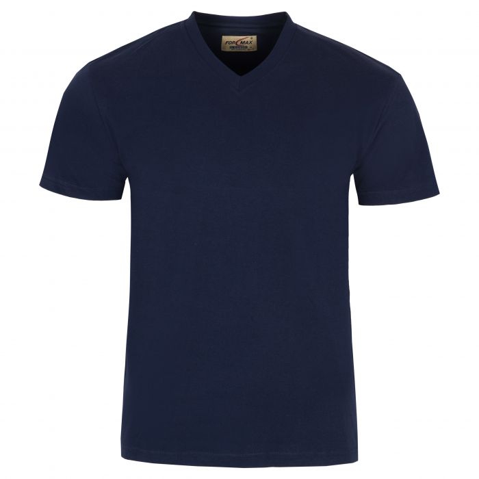 T-SHIRT MĘSKI GRANATOWY KOSZULKA W SEREK 100% BAWEŁNY XXL H71