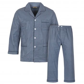 PIŻAMA MĘSKA FLANELOWA ROZPINANA BAWEŁNA XL E97