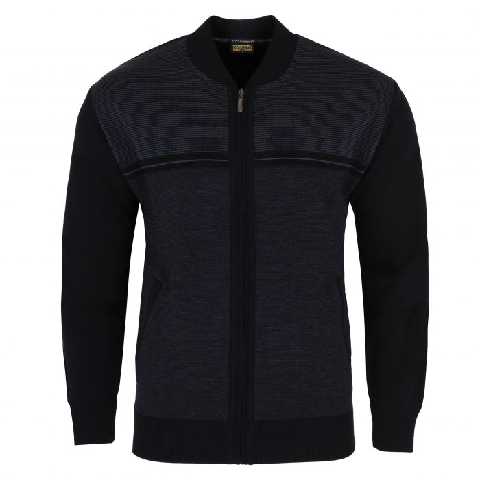 SWETER MĘSKI NA SUWAK GRANATOWY WEŁNA XXL SW571