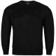 DUŻY SWETER MĘSKI POD SZYJĘ CZARNY GŁADKI 6XL SW715