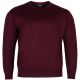 DUŻY SWETER MĘSKI POD SZYJĘ BORDOWY 5XL SW691