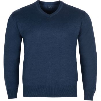 DUŻY SWETER MĘSKI W SEREK GRANATOWY JAŚNIEJSZY 6XL SW697