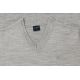 DUŻY SWETER MĘSKI W SEREK SZARY GŁADKI 5XL SW760