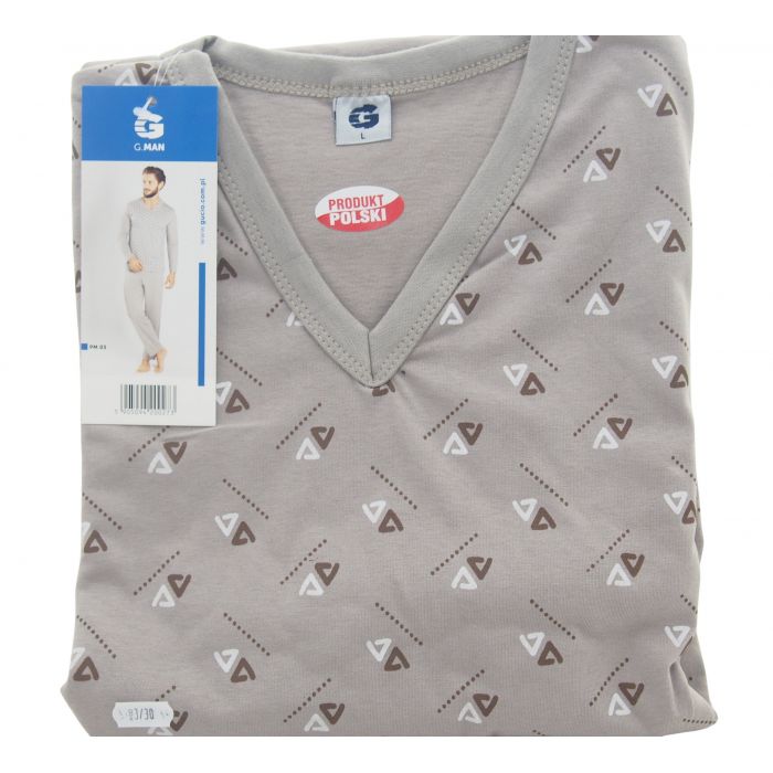DUŻA PIŻAMA MĘSKA 100% BAWEŁNY PRODUKT POLSKI DŁUGI RĘKAW 4XL 3-30