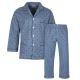 PIŻAMA MĘSKA FLANELOWA ROZPINANA BAWEŁNA 3XL E100
